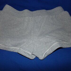 Vintage No Boundaries Sport Sweat Shorts - Gray & White - Ladies XL 15/17